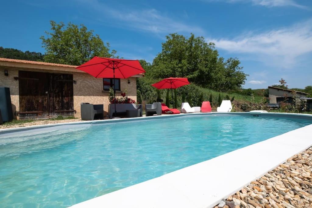 Combe Jolie Clim, Piscine & Jacuzzi Villa Saint-Vincent-de-Cosse Buitenkant foto